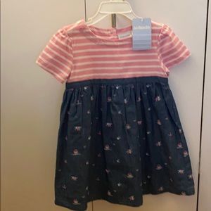 JoJo Maman Bebe Boat Dress - Chambray - 2T/3T